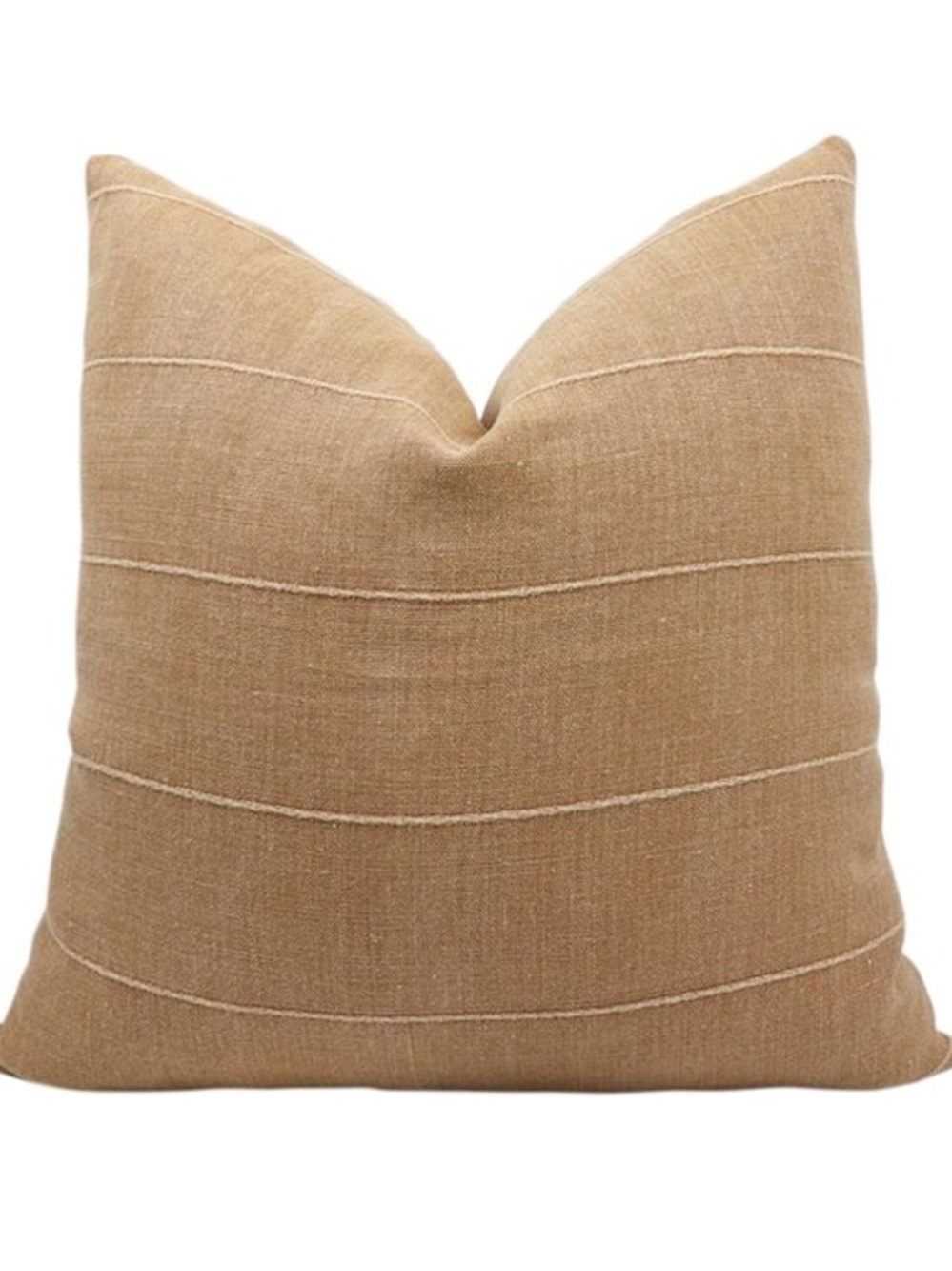 Throw Pillow Covers — Set of 2 Linen + Cloth “Faso” Designer Fabric, 20x20